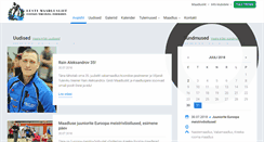 Desktop Screenshot of maadlusliit.ee